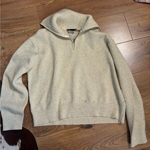North face half zip sweater